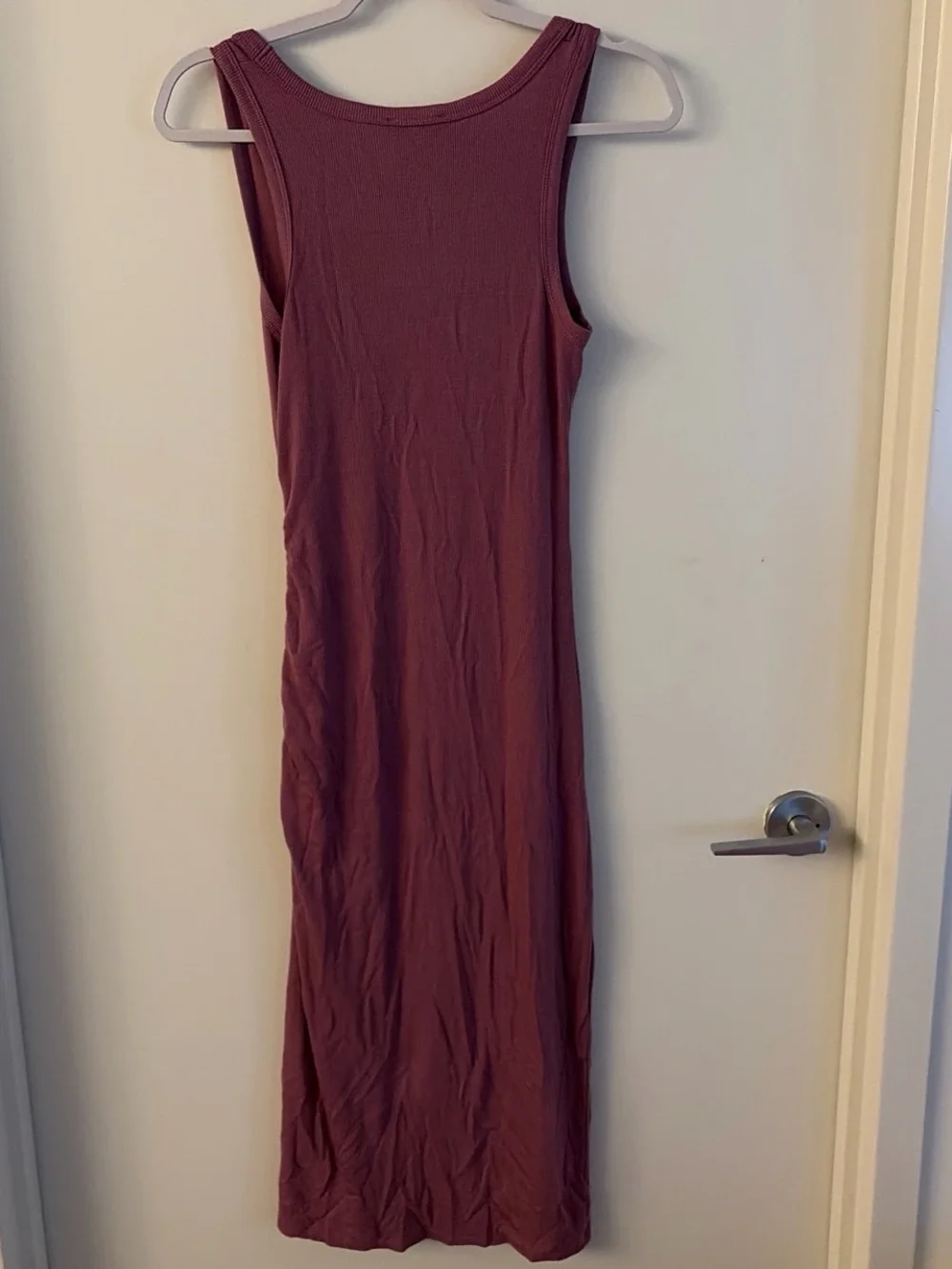 J Crew Scoop Neck Tank Ribbed Maxi Dress
